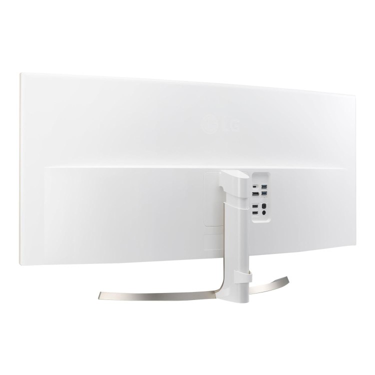 LG 38UC99-W Curved Black IPS Monitor UHD Speakers Height adjustable 110mm DisplayPort and HDMI