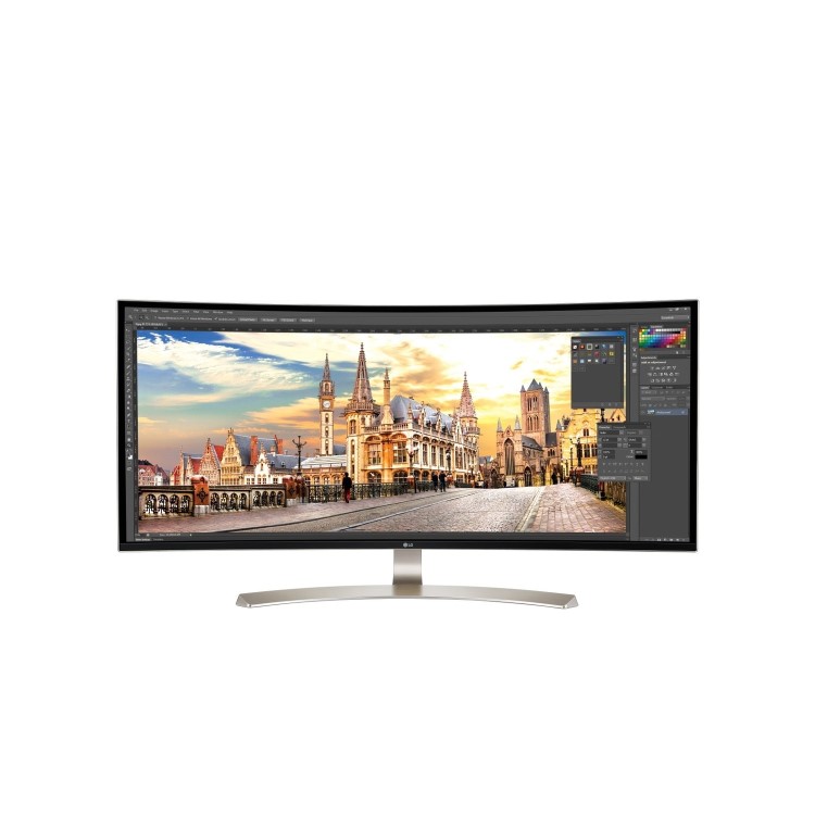 GRADE A1 - LG 38" 38UC99 Quad HD 1ms Freesync Ultrawide Curved Monitor