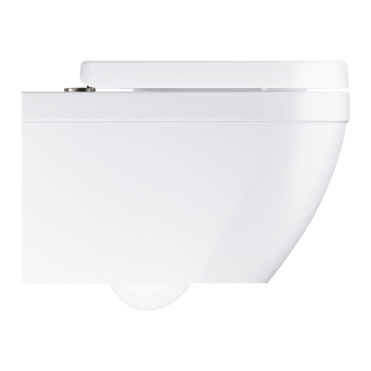 Wall Hung Rimless Toilet with Soft Close Seat - Grohe Euro