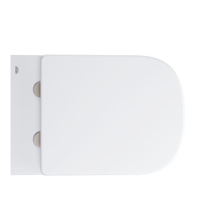 Wall Hung Rimless Toilet with Soft Close Seat - Grohe Euro