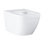 Wall Hung Rimless Toilet with Soft Close Seat - Grohe Euro