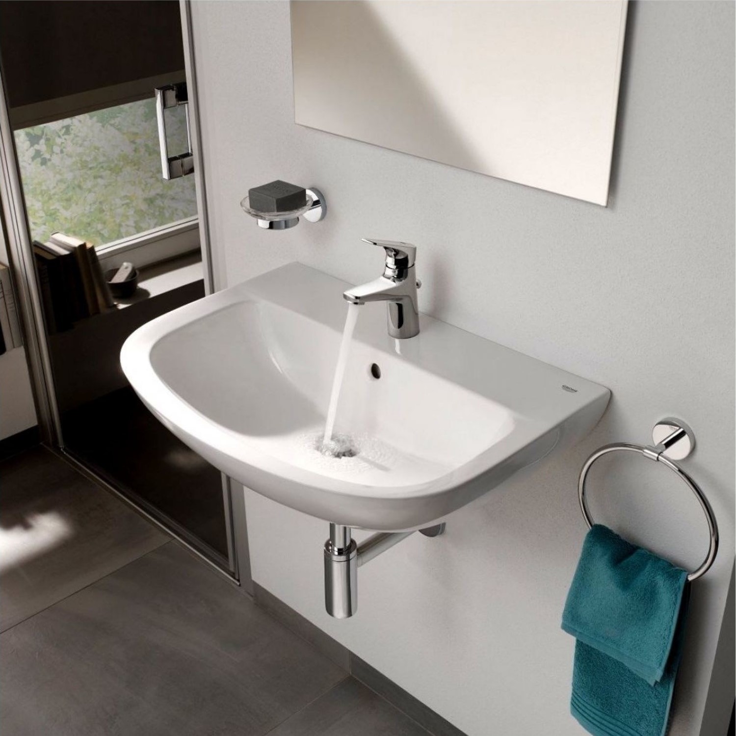 Grohe Bau Wall Hung Basin 600mm