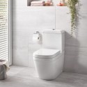 39462000 Close Coupled Rimless Toilet with Soft Close Seat - Grohe Euro