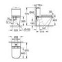 GRADE A1 - Close Coupled Rimless Toilet with Soft Close Seat - Grohe Euro