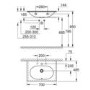 Grohe Essence Rectangular Wall Hung Basin 700mm