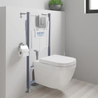Grohe Euro Solido Wall Hung Rimless Toilet with Concealed Cistern  