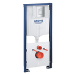 Grohe Solido 1.13m 4-in-1 Set Support Low Noise Frame for Wall Hung WC with Chrome Flush Plate