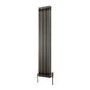 Reina Colona Raw Metal Vertical 3 Column Radiator - 1800 x 380mm