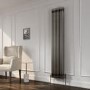 Reina Colona Raw Metal Vertical 3 Column Radiator - 1800 x 380mm