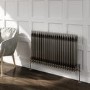 Reina Colona Raw Metal Horizontal 3 Column Radiator - 600 x 1010mm