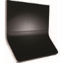 CDA 3C9SS 90cm Designer Curved Glass Cooker Hood Black