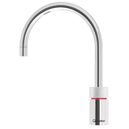 Quooker Nordic Round Chrome Instant Boiling Water Kitchen Tap 