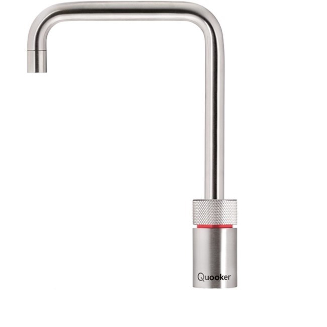 GRADE A1 - Box Opened Quooker Nordic Square Chrome Instant Boiling Water Kitchen Tap 