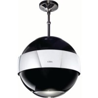 CDA 3S10BL Spherical Designer Island Cooker Hood With Led Lighting Black
