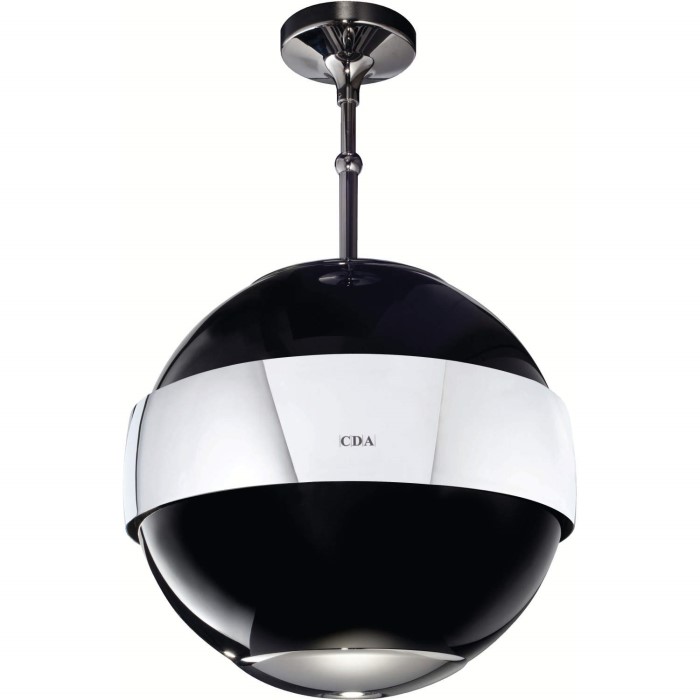 Cda 3s10bl Spherical Designer Island Cooker Hood With Led Lighting Cda 3s10bl Spherical Designer Island Cooker Hood With Led Lighting Black