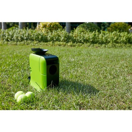 GRADE A1 - electriQ Automatic Dog Ball Launcher with Treat Dispenser