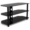 Techlink D80B Dais TV Stand for up to 50&quot; TVs - Black