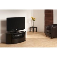 GRADE A2 - Techlink Ellipse+ EL3 Elliptical TV Cabinet Black for up to 55" TVs