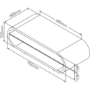 Techlink Black OV95 Ovid TV and HiFi Stand - TV's up to 50"