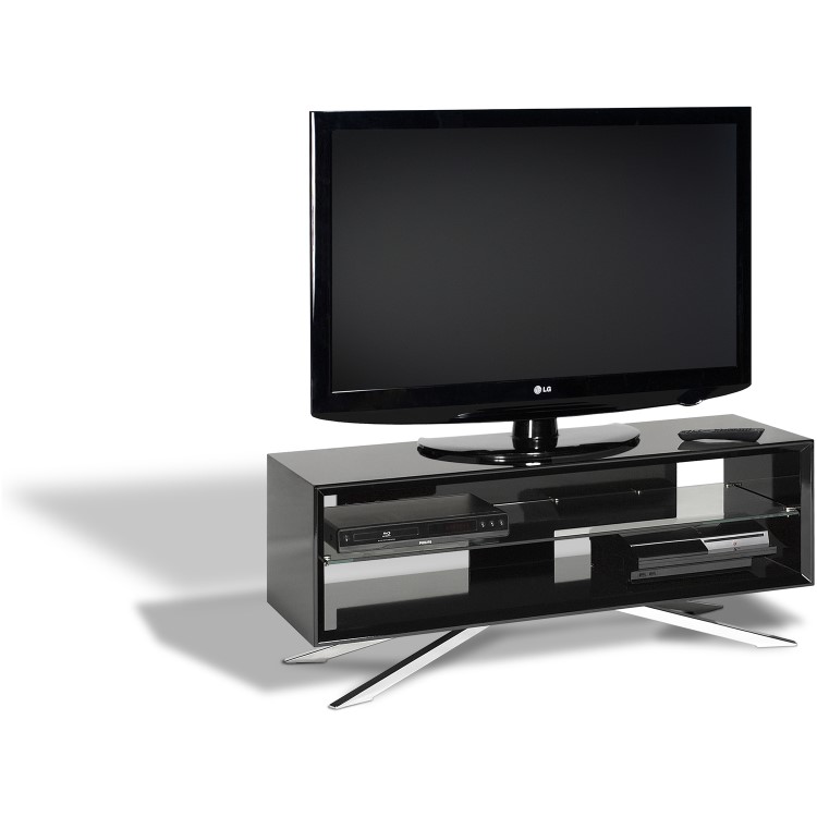Techlink AA110B Arena TV Stand for up to 55" TVs - Black
