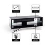 Techlink AA110B Arena TV Stand for up to 55" TVs - Black