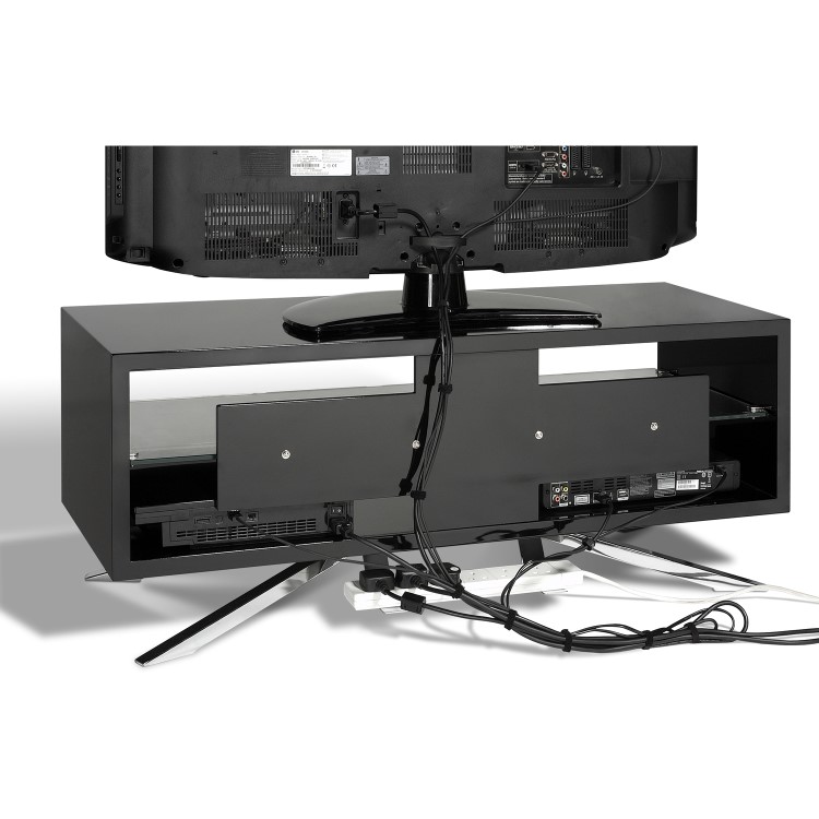 Techlink AA110B Arena TV Stand for up to 55" TVs - Black
