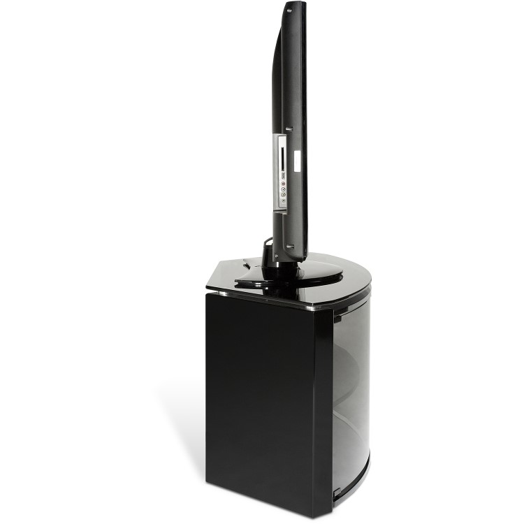 Techlink B6B Bench Corner TV Stand for up to 55" TVs - Black