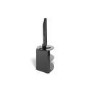 Techlink Bench Corner B3B Black AV Stand two glass shelves cable management 1084mm wide suitable for screens up to 55"