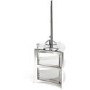 Techlink SK100TC Skala Corner TV Stand for TVs up to 50" - Titanium & Smoked Glass
