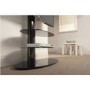 Techlink ST90E3 Strata TV Stand with Bracket for up to 55" TVs - Black