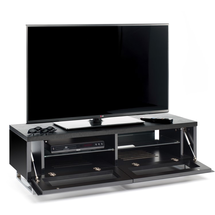 Techlink PM120B Panorama TV Stand for up to 60" TVs - Black