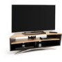 Techlink Prisma PR130SBLO TV Stand for up to 65" TVs - Black/Light Oak