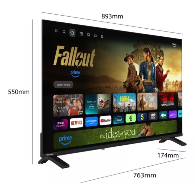 Toshiba 40LF2653DB 40 inch Smart Full HD HDR Fire TV LED TV with Freely