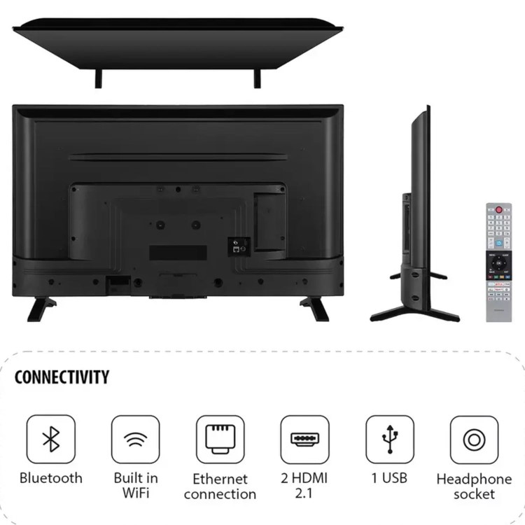 Toshiba 40 Inch Smart FHD HDR DLED Freely TV