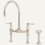 Perrin and Rowe 4173PF Ionian 2 Hole Mix Tap with Rinse in Pewter