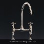 Perrin and Rowe 4192NIIG Traditional Ionian Two Hole Mixer Tap in Nickel