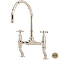Perrin and Rowe 4192IG Traditional Ionian Two Hole Mixer Tap Gold