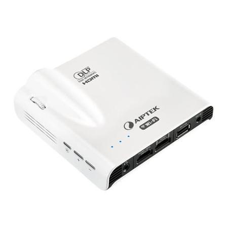 Aiptek PocketCinema A100W WiFi Miracast/Airplay DLP Pico Projector - 430045-UK