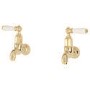 Perrin and Rowe 4332IGWPC Mayan Deck Mounted Bibcock Taps in Inca Gold