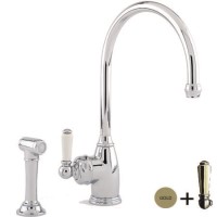 Perrin and Rowe 4346IGBIG Parthian Monobloc Single Lever Mixer Tap in Inca Gold