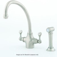 Perrin and Rowe 4350NI Etruscan Monobloc Mixer Tap with Rinse