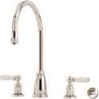 Perrin And Rowe 4371NIWPC Athenian 3 Hole Mixer Tap in Nickel