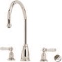 Perrin And Rowe 4371PFWPC Athenian 3 Hole Mixer Tap in Pewter