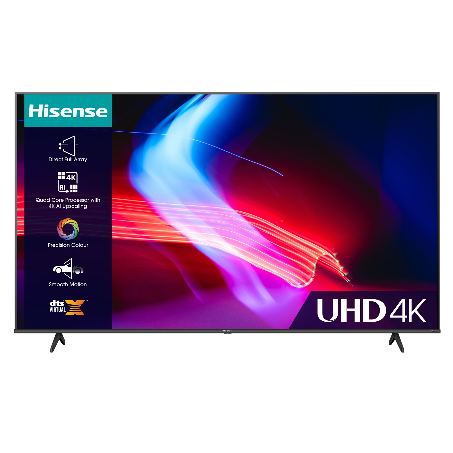 Hisense A6K 43 inch 4K Ultra HD LED Smart TV 43A6KTUK | Appliances Direct