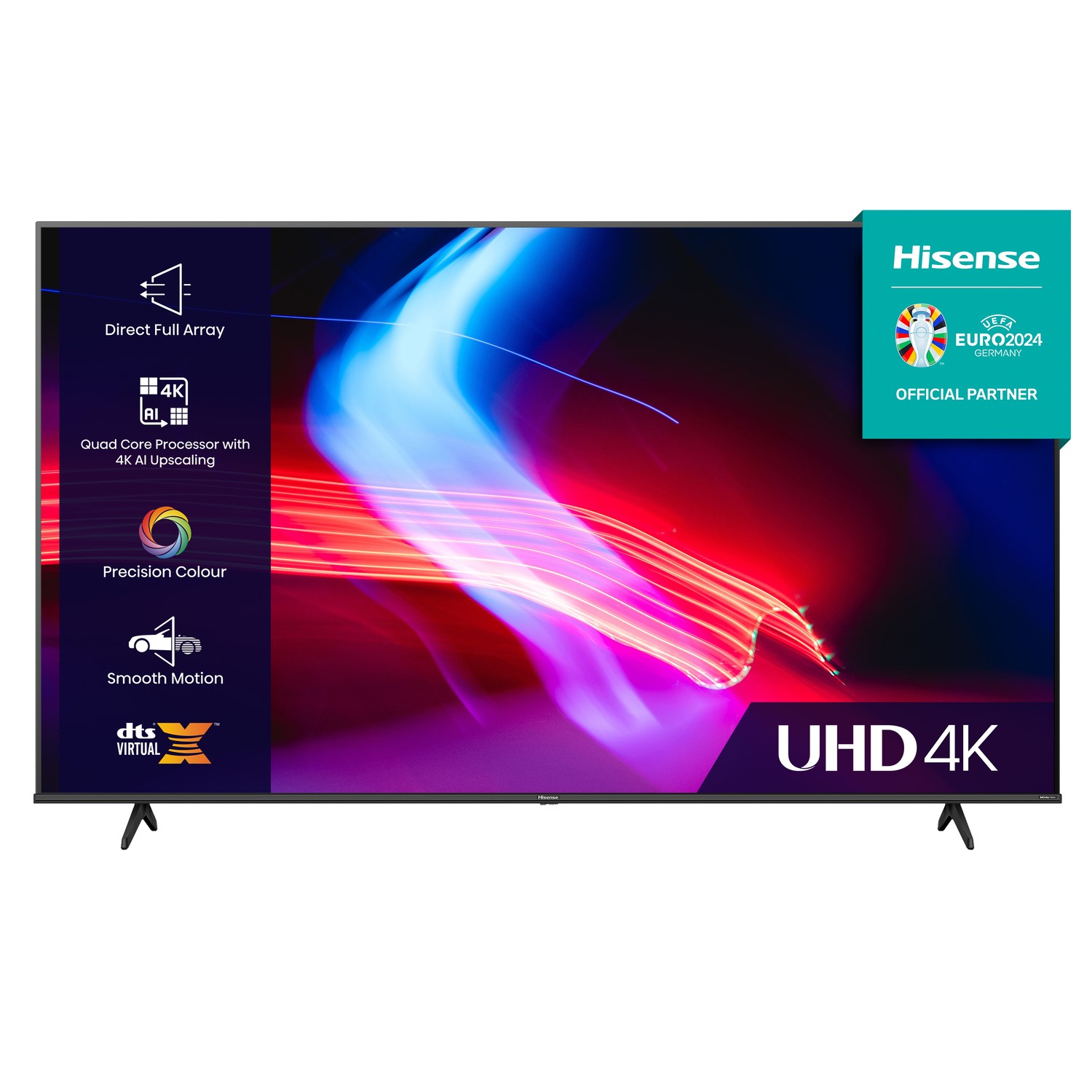 Hisense A6K 43 inch 4K Ultra HD LED Smart TV 43A6KTUK | Appliances Direct