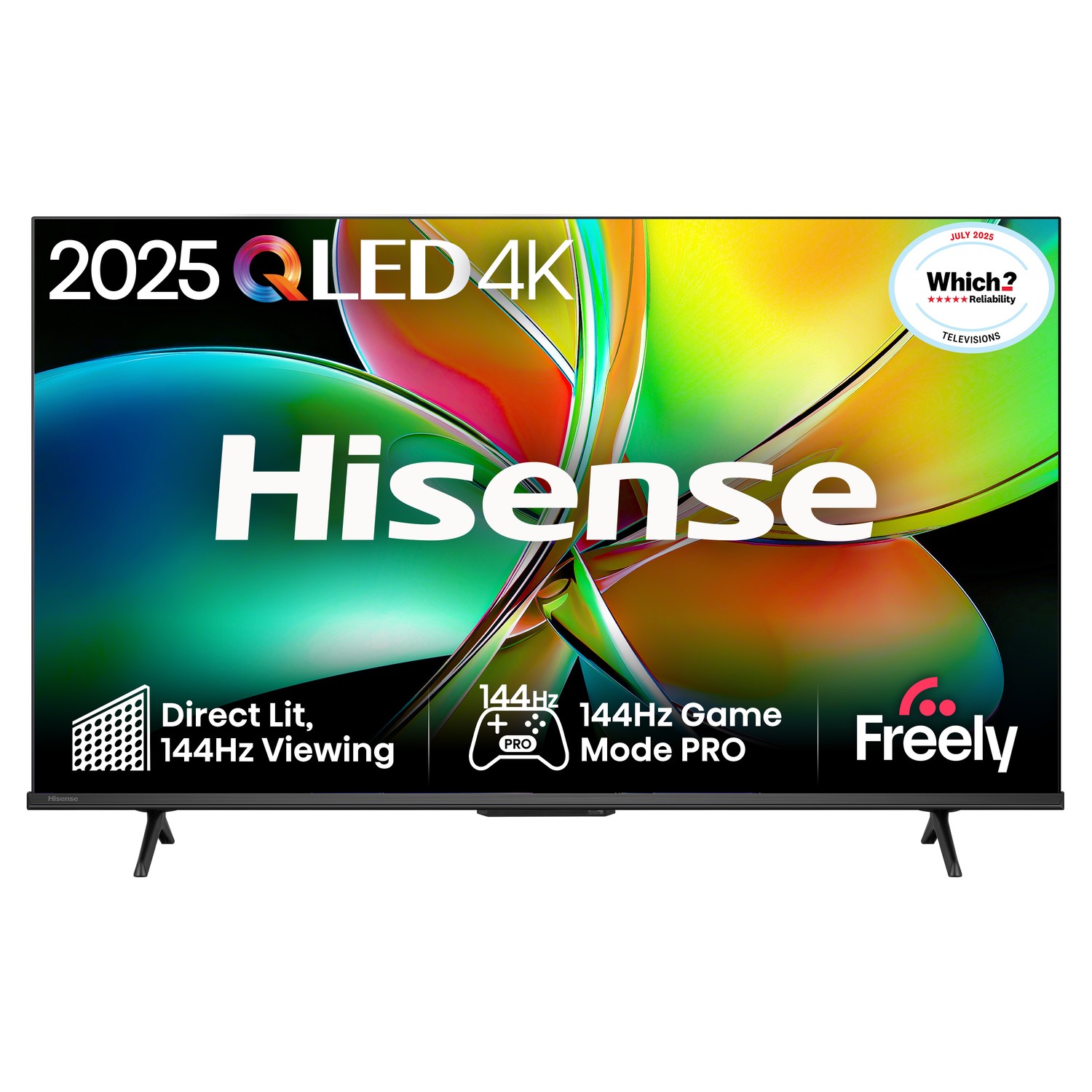 Hisense Black 43E78qtuk Pro Tv 109.2 Cm (43") 4K Ultra Hd Smart Tv Wi-F - Image 4