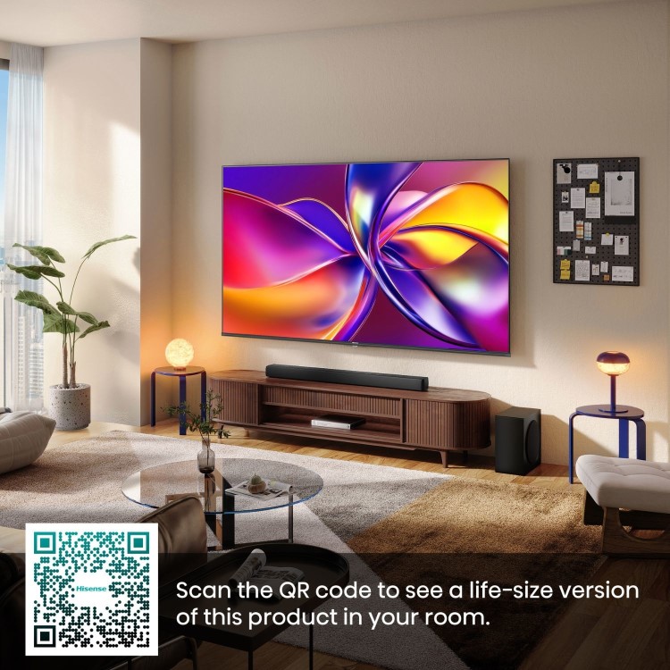 Hisense E78QTUK 43 inch Smart 4K Ultra HD QLED TV