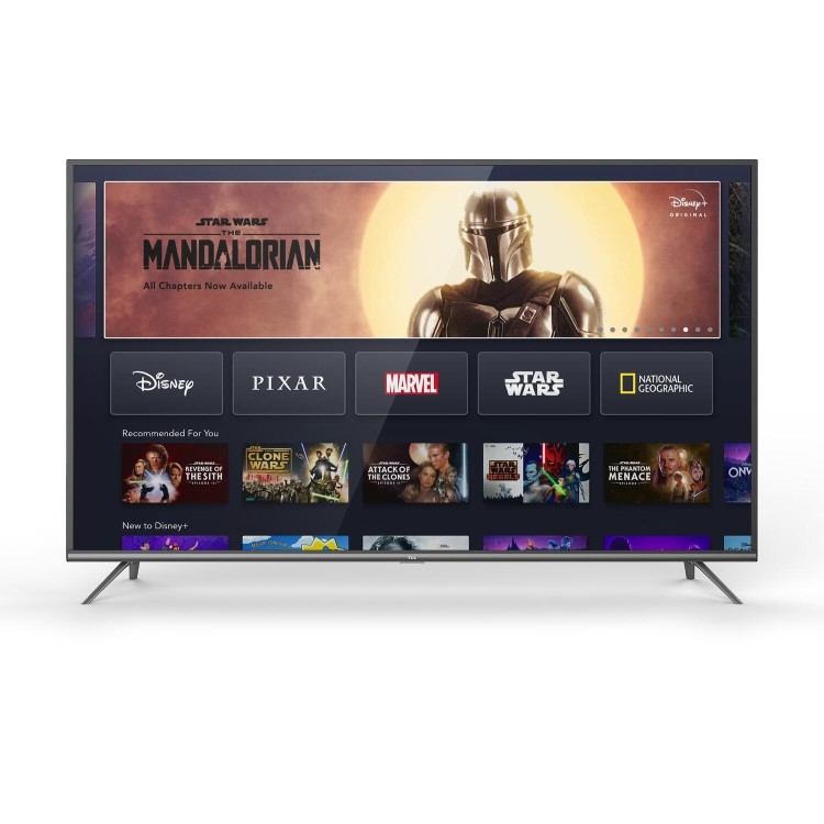 GRADE A2 - TCL 43EP658 43" Smart 4K Ultra HD Android TV - Silver Bezel