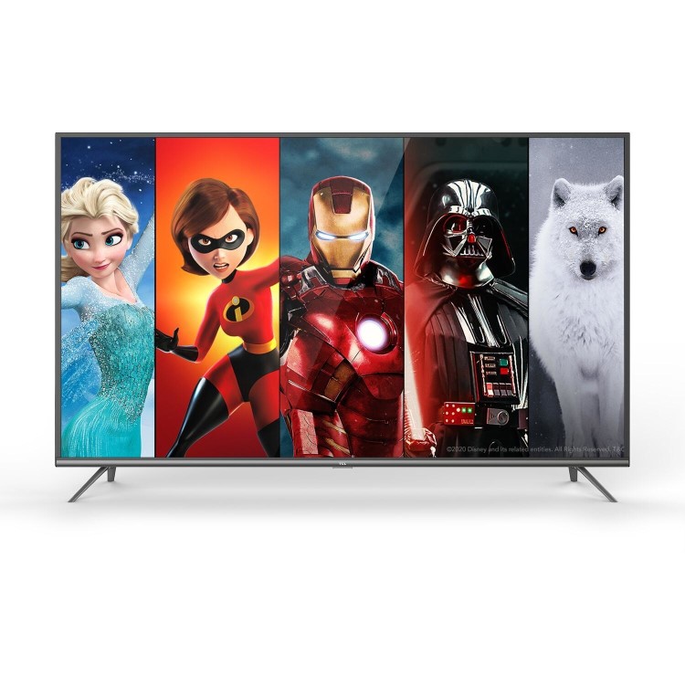 GRADE A2 - TCL 43EP658 43" Smart 4K Ultra HD Android TV - Silver Bezel