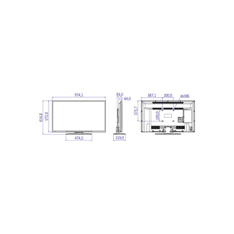 Philips 43HFL2849T/12 43" 720p HD Ready LED Commercial Hotel TV